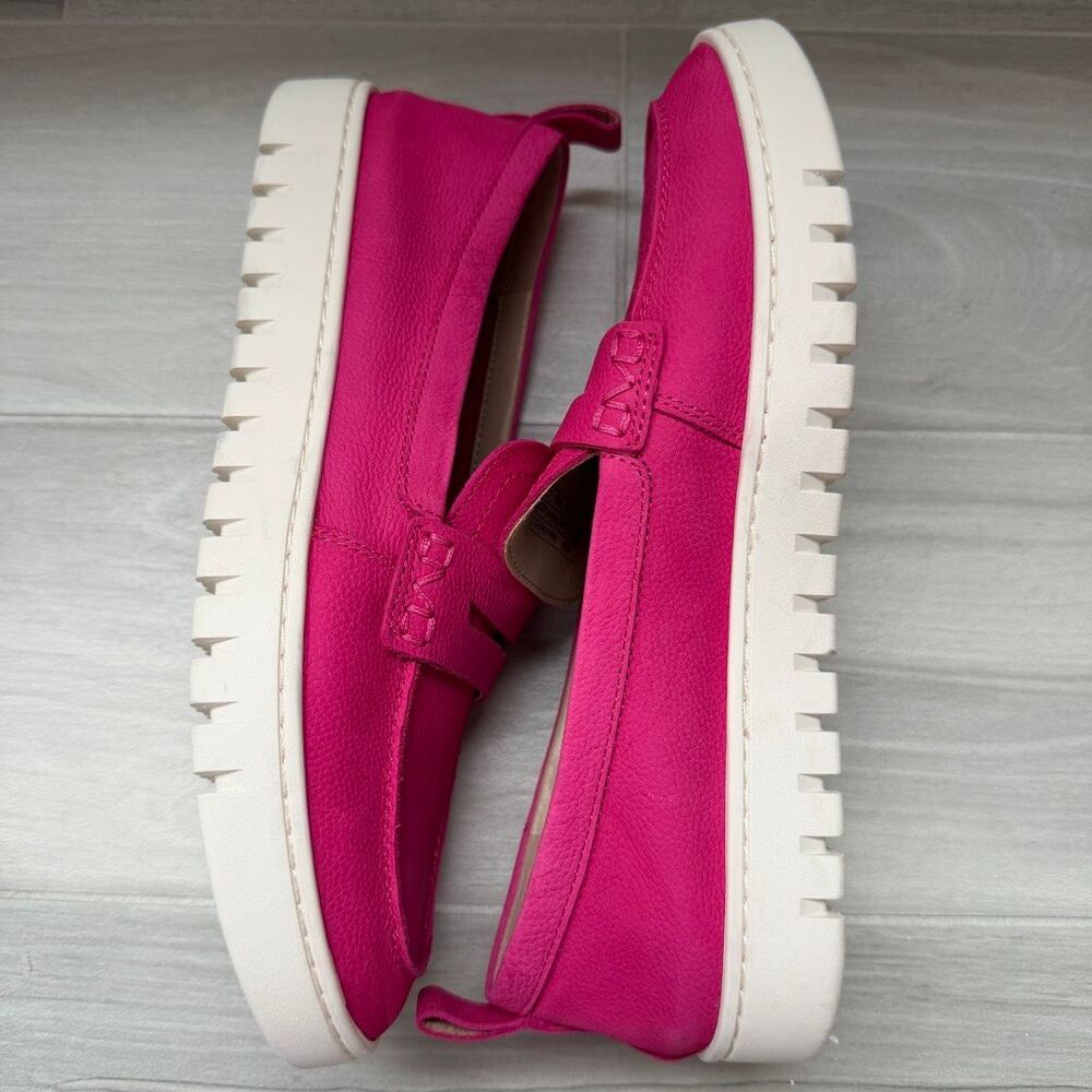 Vionic Uptown Loafers 9 Wide Rose Violet Suede - Picture 6 of 9